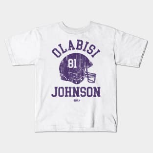 Olabisi Johnson Minnesota Helmet Font Kids T-Shirt